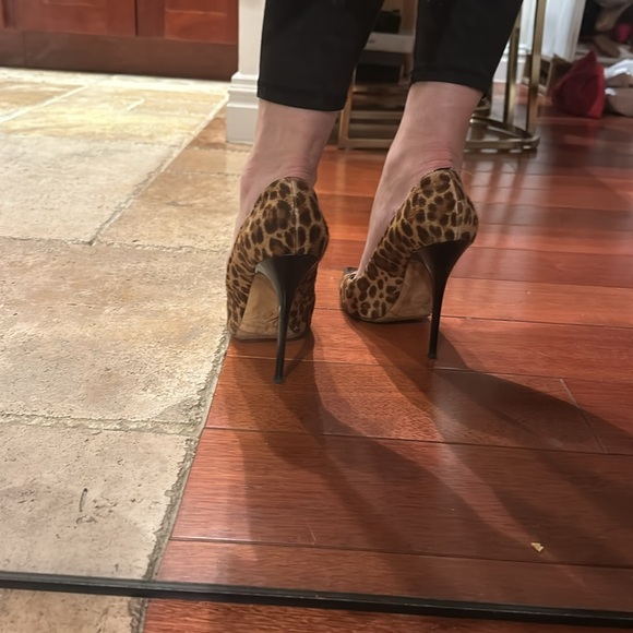 Jimmy Choo size 39 anouk leopard and camel with patent leather toe - Picture 10 of 16